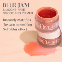 GloWish Blur Jam Silicone-Free Smoothing Primer 17 GloWish Blur Jam Silicone-Free Smoothing Primer -GlowAura Store BLURJAM PDP Graphics PDP Graphic02