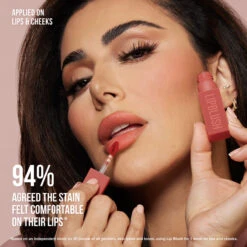 Creamy Lip And Cheek Stain Coral Kiss -GlowAura Store LIPBLUSH PDP GRID HUDA CLAIMS